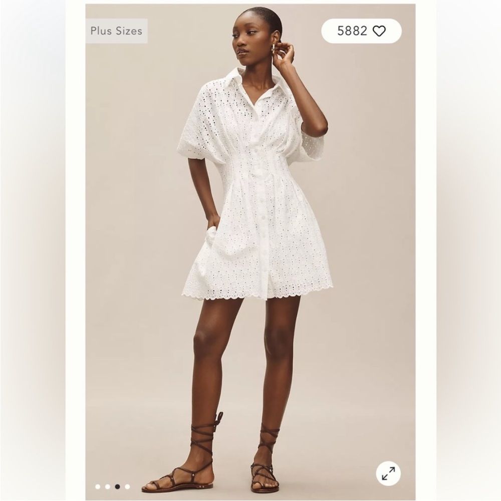 Anthropologie The Tobie Shirt Dress By Exquise Size Xsp